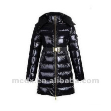 Custom white duck down jacket women 2012